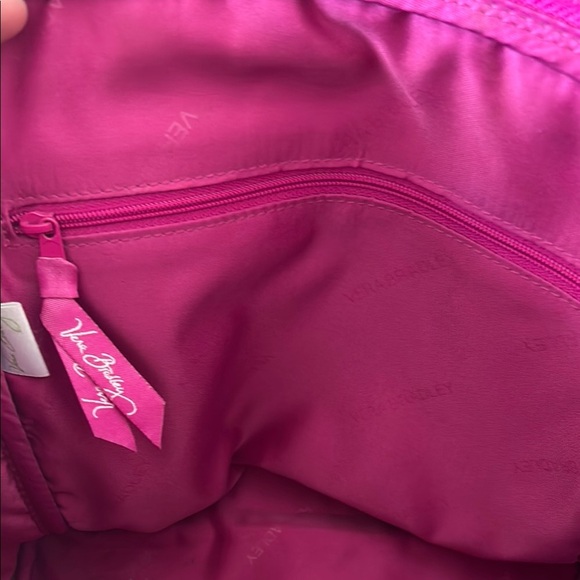 Vera Bradley Pink Quilted Shoulder Bag with Plush Design - Picture 5 of 12